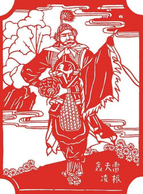 tranh cắt giấy trung quốc