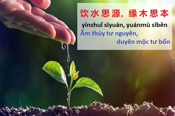 thành ngữ Nhà cái Bwin hiện thuộc sở hữu của GVC Holdings: Ẩm thủy tư nguyên, duyên mộc tư bổn