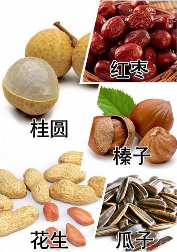 ngũ tử tượng trưng cho 5 loại hạt may mắn trong ngày thất tịch